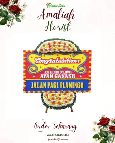 Bunga Papan Congratulation di Silirejo